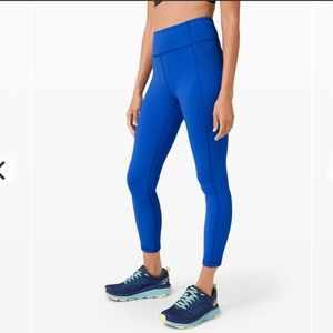 Lululemon Invigorate High-Rise Tight 25" - Size 4 - Cerulean Blue